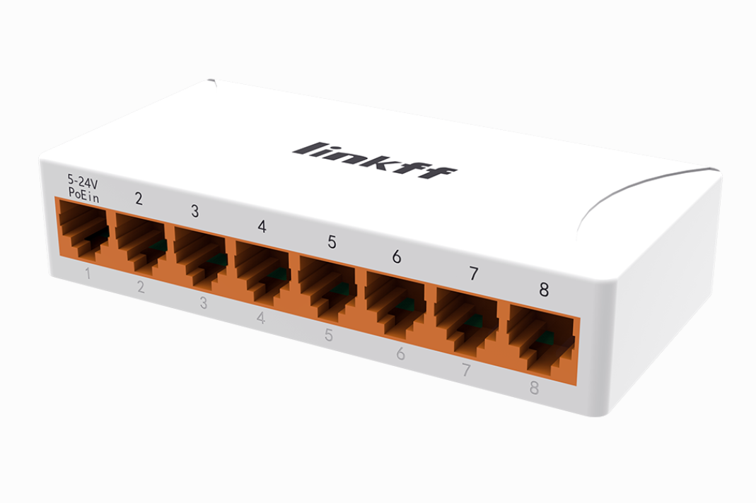 Switch compact Link2f 2F-B8A - 8 ports pour environnements restreints