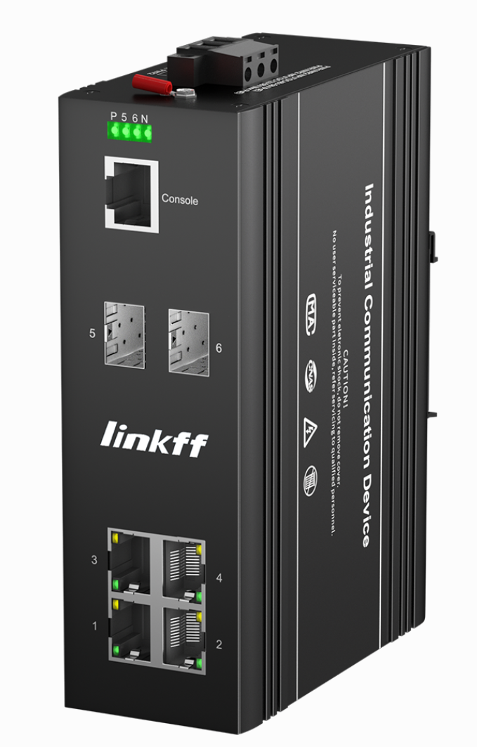 Switch Rail DIN Link2f 2F-L421G - Solution réseau industrielle