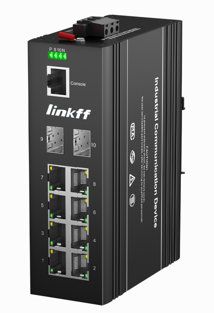 Switch industriel Link2f 2F-L821G - L2+ Managed 8 ports Gigabit et 2 ports SFP